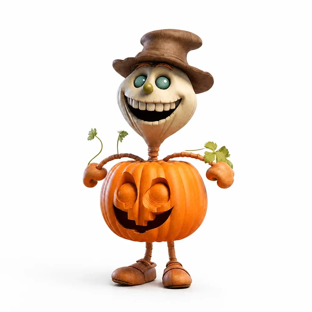 Pumpkin Figurine | Weather-Resistant Resin & Colorfast | 20–38 cm