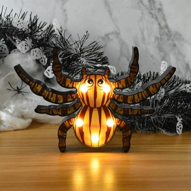 Pumpkin Night Light | Warm White LED & Battery-Operated | Wall-Mountable