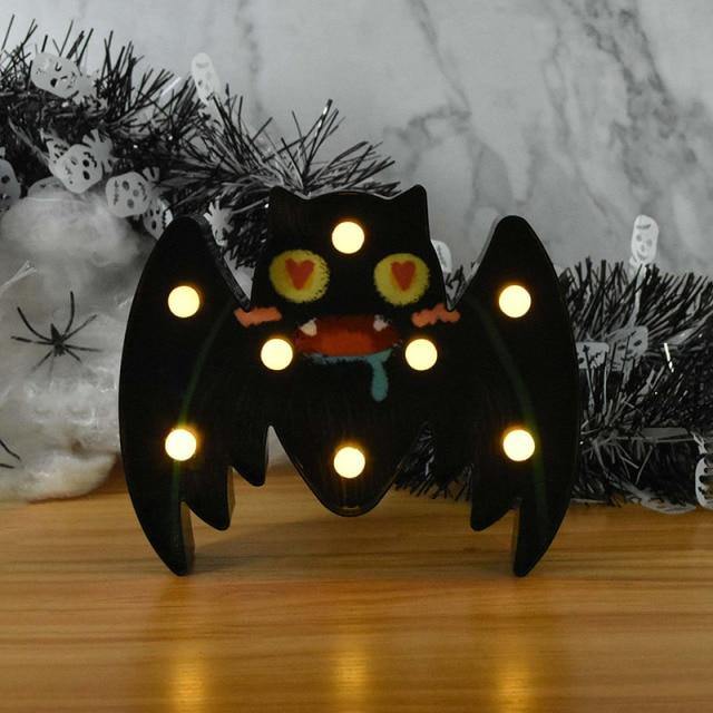 Pumpkin Night Light | Warm White LED & Battery-Operated | Wall-Mountable