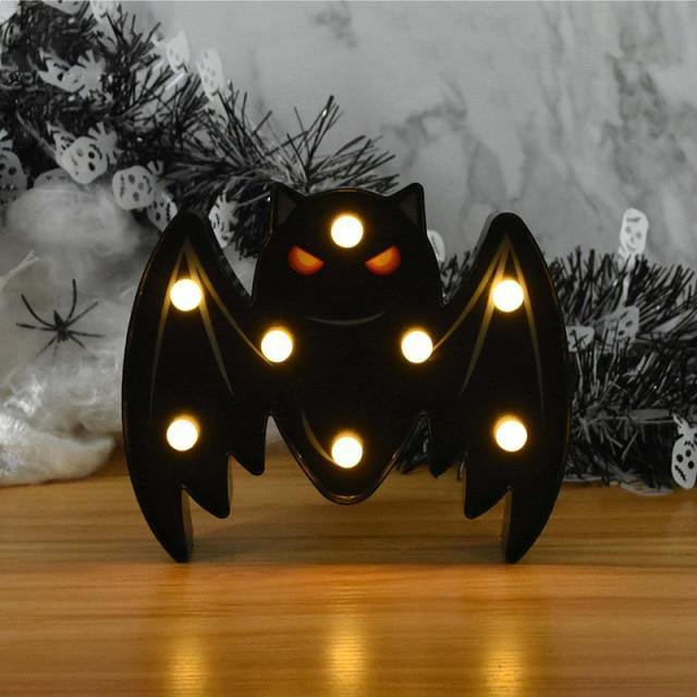 Pumpkin Night Light | Warm White LED & Battery-Operated | Wall-Mountable