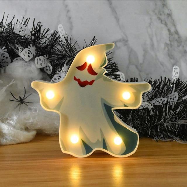 Pumpkin Night Light | Warm White LED & Battery-Operated | Wall-Mountable