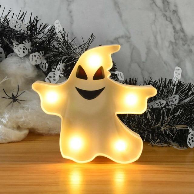 Pumpkin Night Light | Warm White LED & Battery-Operated | Wall-Mountable