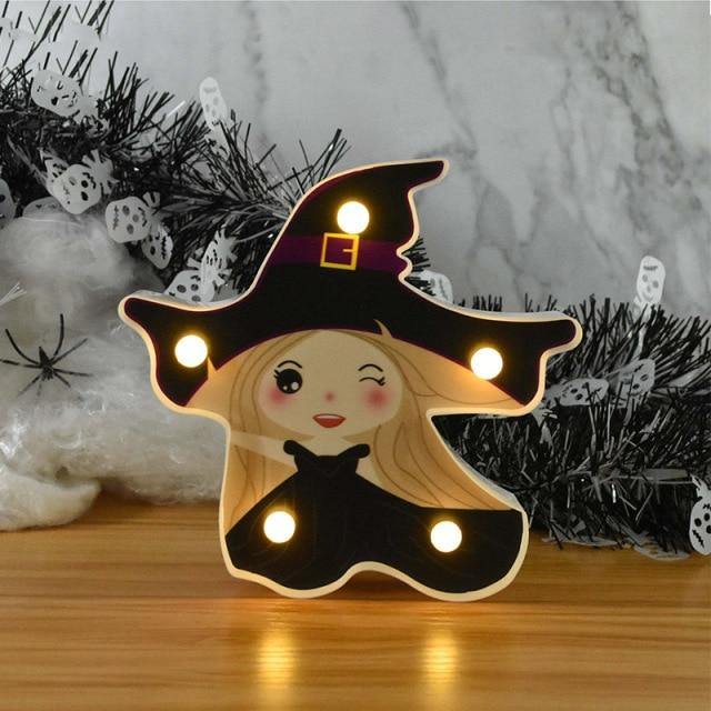 Pumpkin Night Light | Warm White LED & Battery-Operated | Wall-Mountable