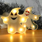 Pumpkin Night Light | Warm White LED & Battery-Operated | Wall-Mountable