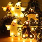 Pumpkin Night Light | Warm White LED & Battery-Operated | Wall-Mountable
