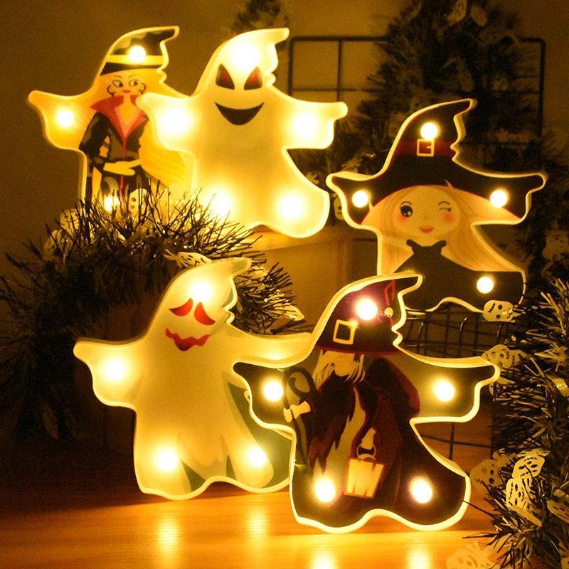 Pumpkin Night Light | Warm White LED & Battery-Operated | Wall-Mountable