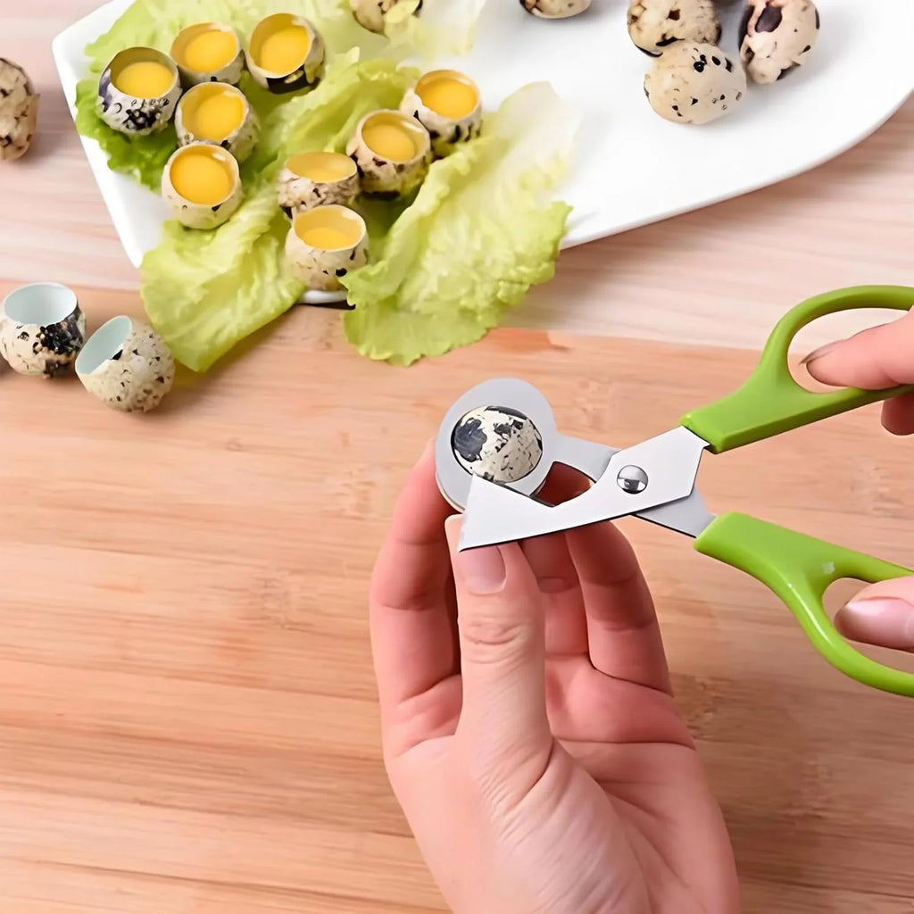 Quail Egg Slicer | Stainless Steel Blade & Non-Slip Handle