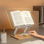 Reading Stand | Adjustable Angle & Clear Acrylic