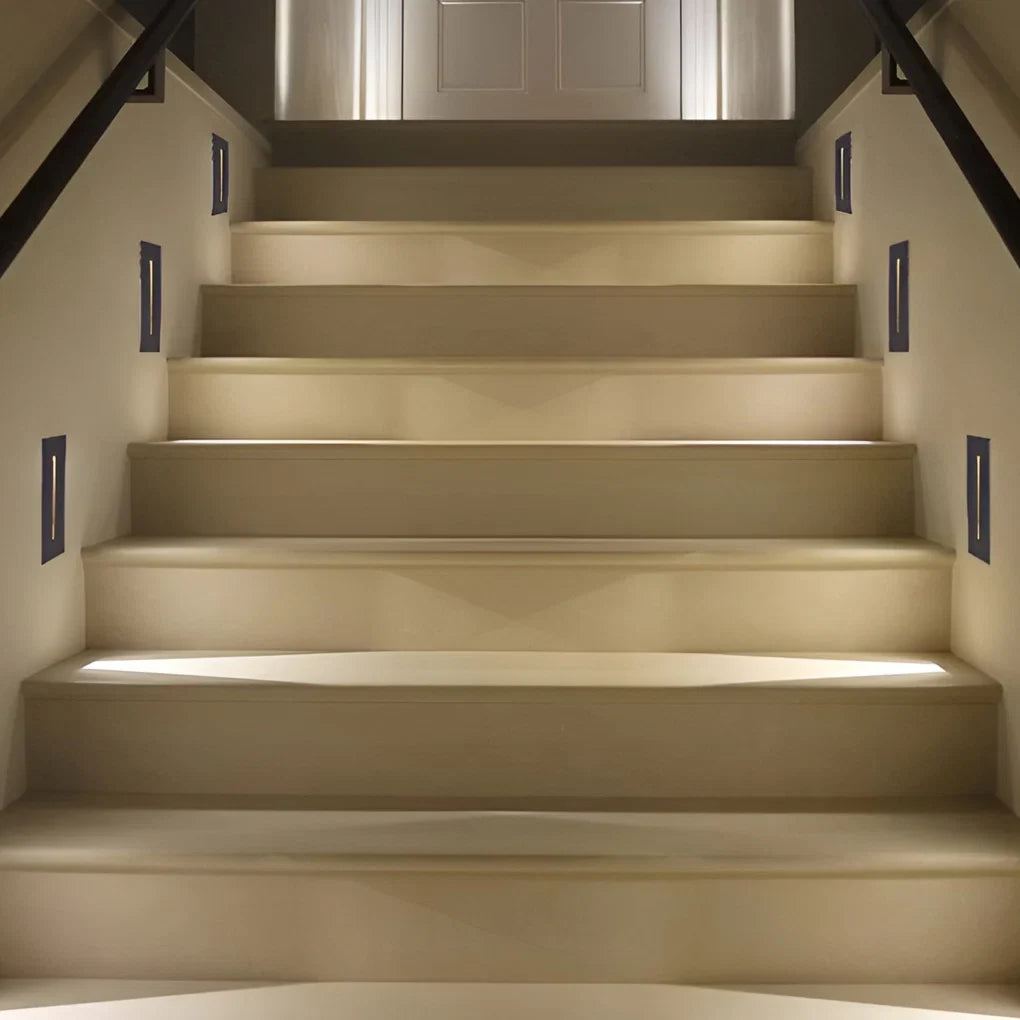 Recessed Step Light | Die-Cast Aluminum & IP65 Waterproof | 10 & 20 cm