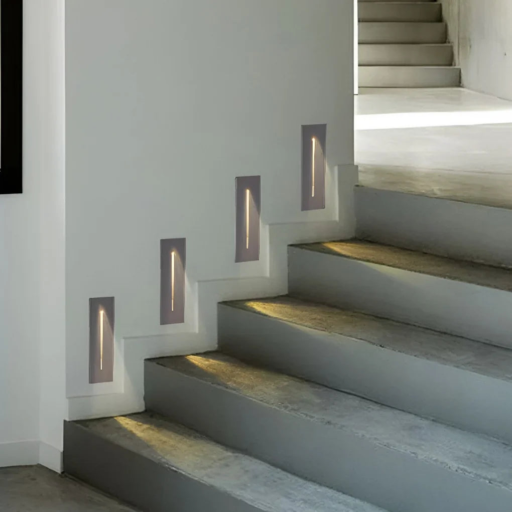 Recessed Step Light | Die-Cast Aluminum & IP65 Waterproof | 10 & 20 cm