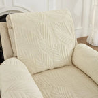 Recliner Cover | Leaf Pattern Soft Microfiber & Non-Slip | 61 × 225 cm