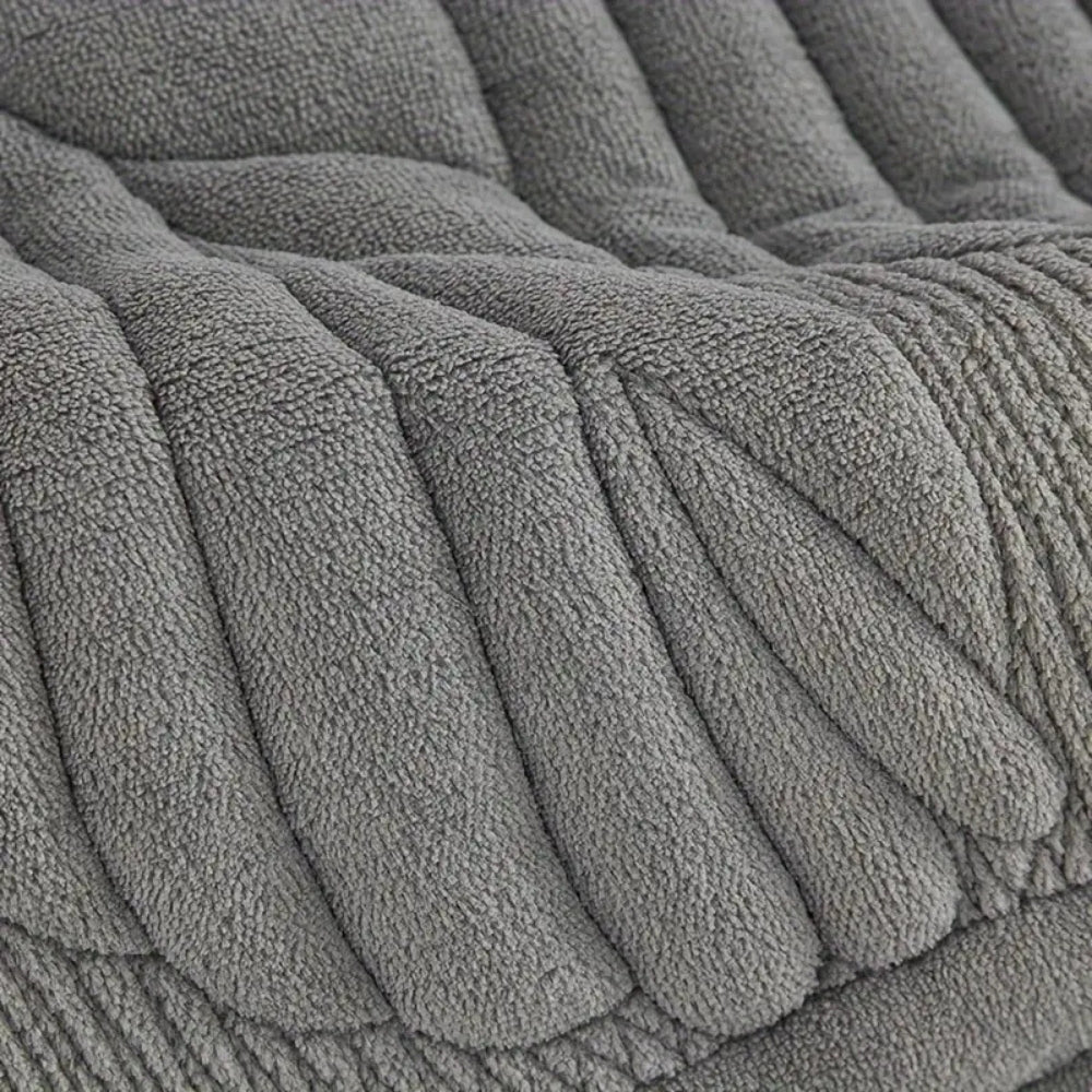 Recliner Cover | Leaf Pattern Soft Microfiber & Non-Slip | 61 × 225 cm