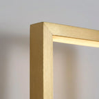 Rectangular Wall Light | Integrated LED & Gold Metal Finish | 30 x 45 cm