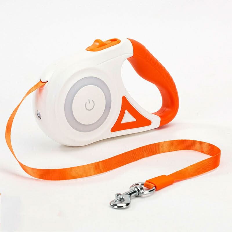 Retractable Dog Leash | LED Light & USB Rechargeable | Up to 30 kg