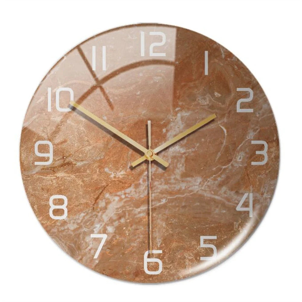 Round Wall Clock | Silent Movement & Minimalist Design