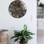 Round Wall Clock | Silent Movement & Minimalist Design