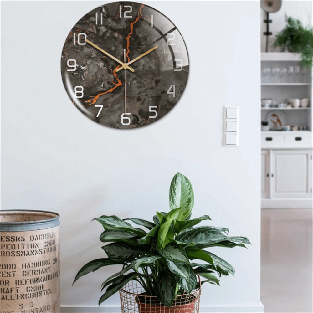 Round Wall Clock | Silent Movement & Minimalist Design