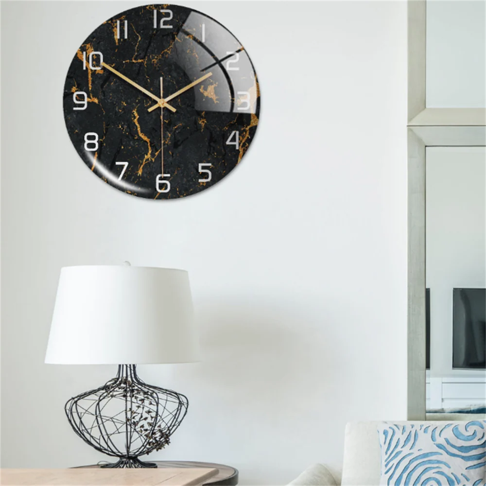 Round Wall Clock | Silent Movement & Minimalist Design