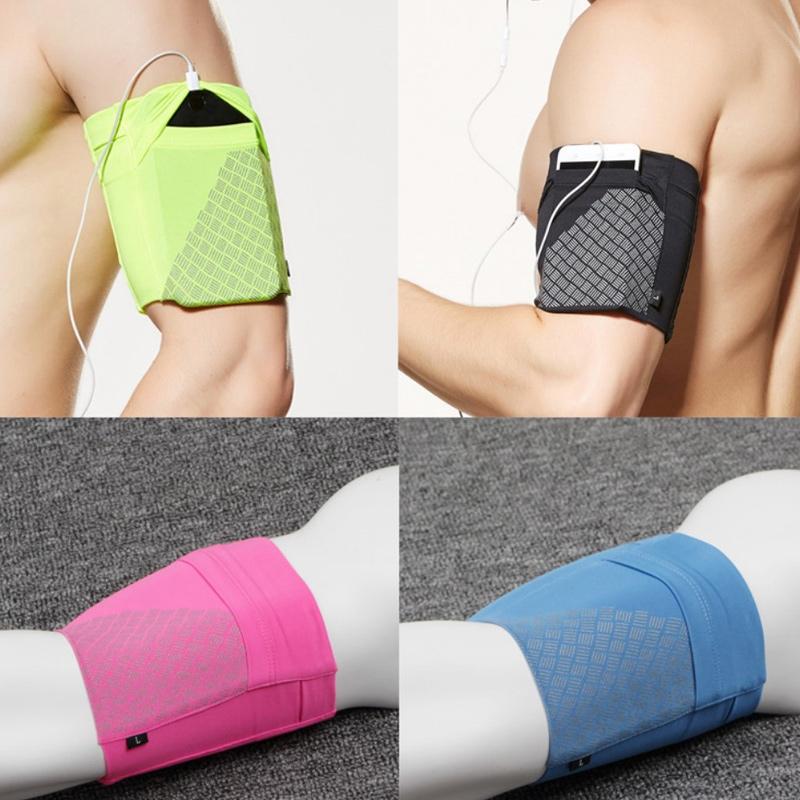 Running Phone Wristband | Side-Entry Pocket & Elastic Polyester | Sizes S–L