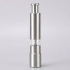 Salt & Pepper Mill | One-Handed Operation & Stainless Steel Grinder | 15.4 cm