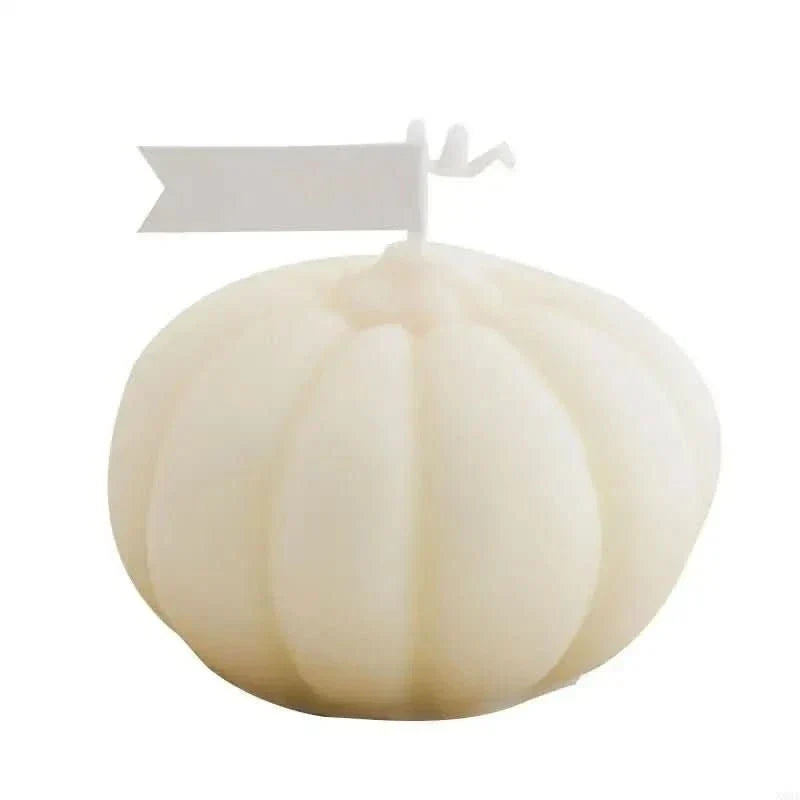 Scented Candle | Handmade Pumpkin Shape & Natural Wax | 7 × 5 cm