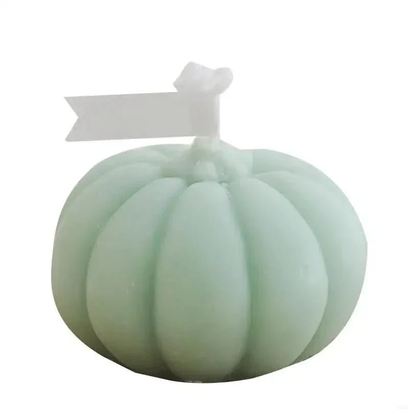 Scented Candle | Handmade Pumpkin Shape & Natural Wax | 7 × 5 cm