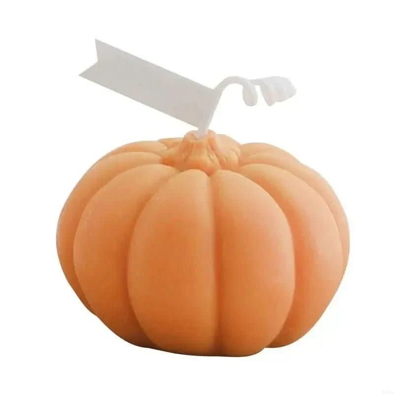 Scented Candle | Handmade Pumpkin Shape & Natural Wax | 7 × 5 cm
