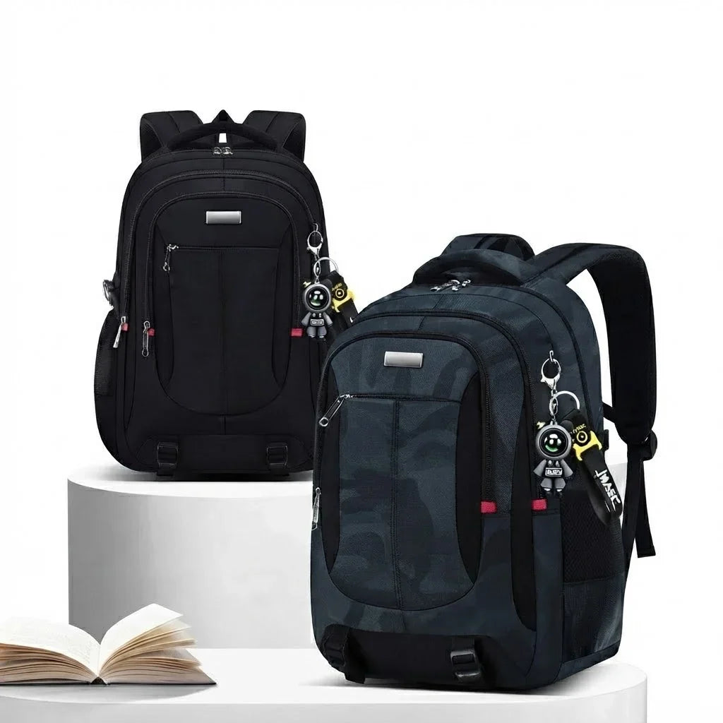 School Backpack | Padded Laptop Pocket & Multiple Compartments | Sizes M-L