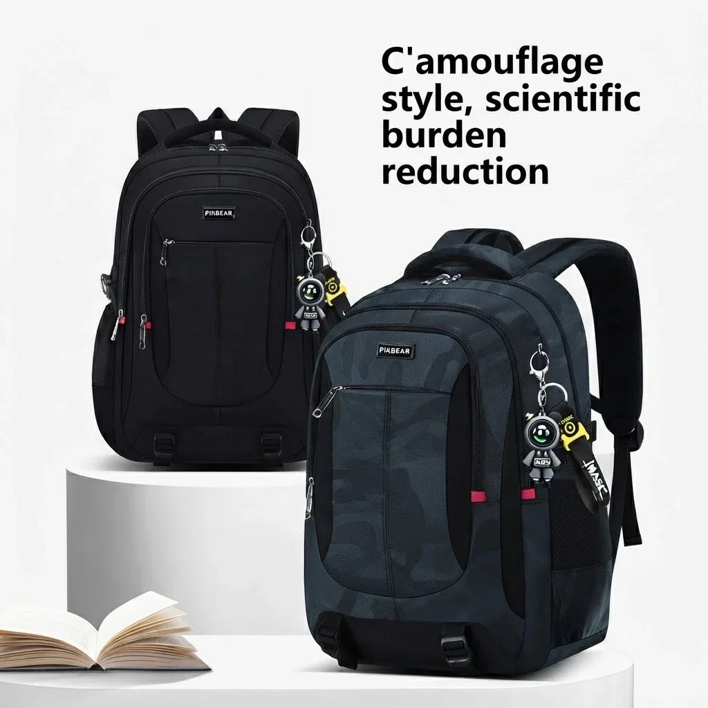 School Backpack | Padded Laptop Pocket & Multiple Compartments | Sizes M-L