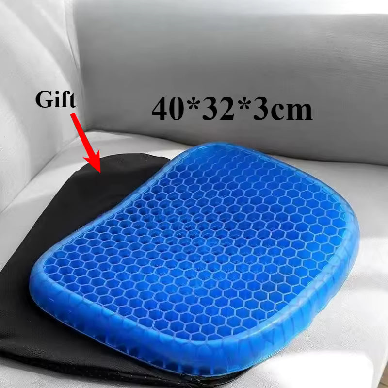 Seat Cushion | Orthopedic Gel Pressure Relief & Tailbone Support