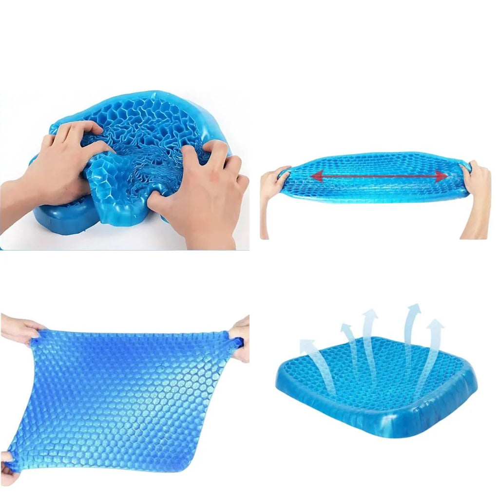 Seat Cushion | Orthopedic Gel Pressure Relief & Tailbone Support