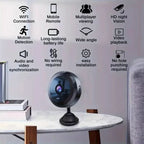 Security Camera | 1080P HD Night Vision & Magnetic Mount