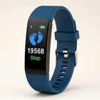 Senior Smartwatch | Health Monitoring & Large LED | Silicone Strap