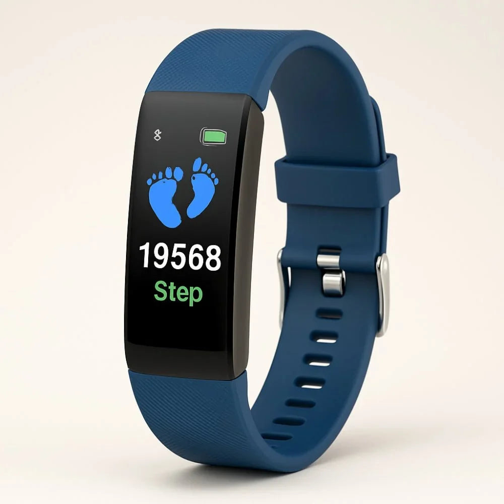Senior Smartwatch | Health Monitoring & Large LED | Silicone Strap