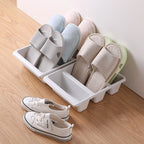 Shoe Organizer | Upright Groove Design & Space-Saving | 31.5 x 24 x 9 cm
