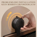 Sink Shelf | Walnut & Aluminum Quick-Drain No-Drill Suction Mount