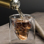Skull Glass | Ergonomic Handle & Switchable Light