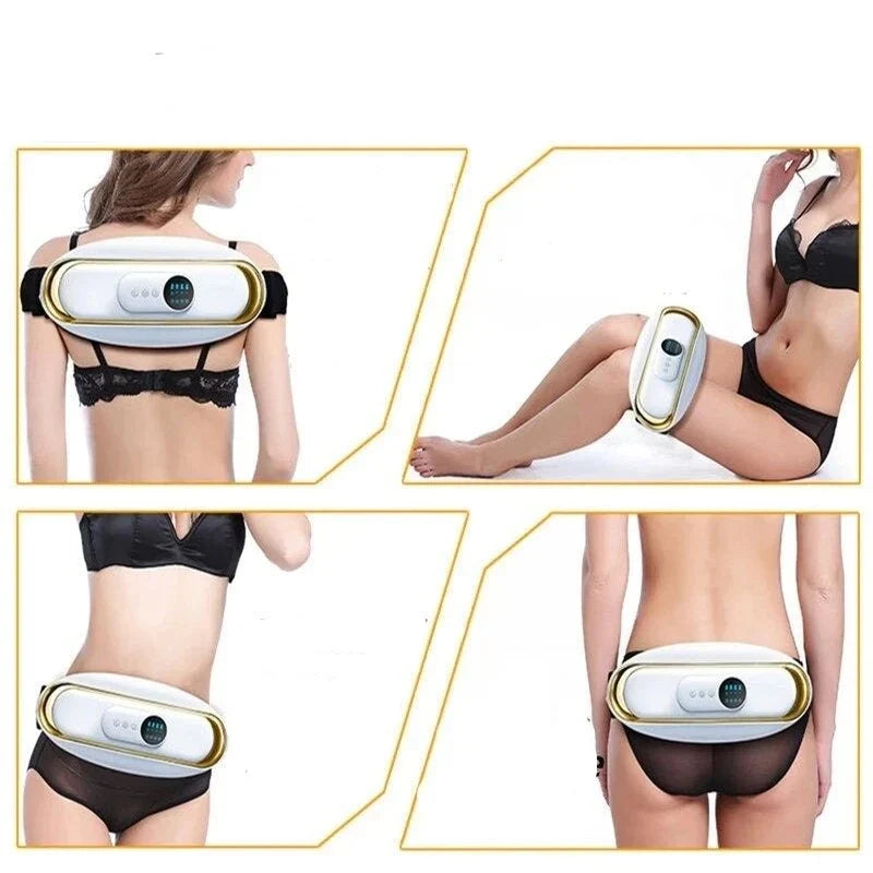 Slimming Belt | High-Frequency Vibration & Adjustable Heat | USB Rechargeable