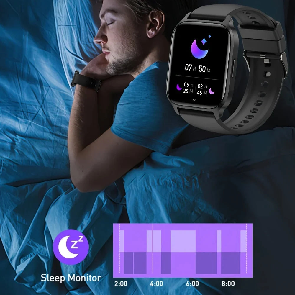 Smart Fitness Watch | Large 1.85-Inch IPS+TFT & Bluetooth 5.2