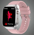 Smart Health Watch | Continuous ECG & Blood Sugar | 2.04-Inch AMOLED Display