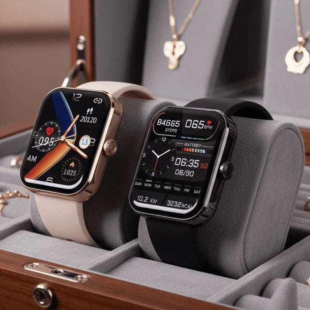 Smart Health Watch | Non-Invasive Glucose & Heart Rate | Up to 5 Days Battery Life