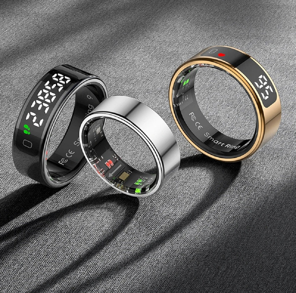 Smart Ring | Touchscreen & Air Gesture IP68 Waterproof 5-Day Battery | US Sizes 7–13