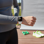 Smartwatch | Large Rectangular Touchscreen & Calls | Flexible Silicone Strap