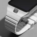 Smartwatch | Large Rectangular Touchscreen & Calls | Flexible Silicone Strap