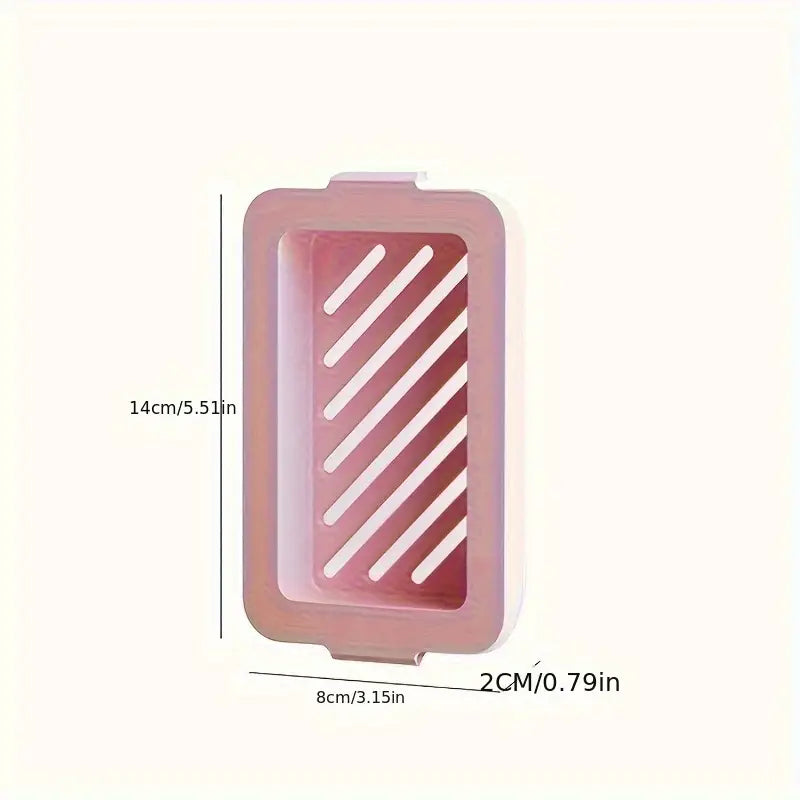 Soap Dish | Dual-Action Foam Net & Drainage | 15.5 × 9.3 cm