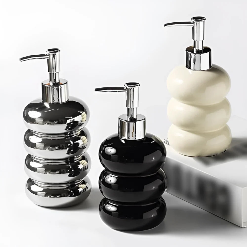 Soap Dispenser | Spherical Refillable & Easy-Press Pump