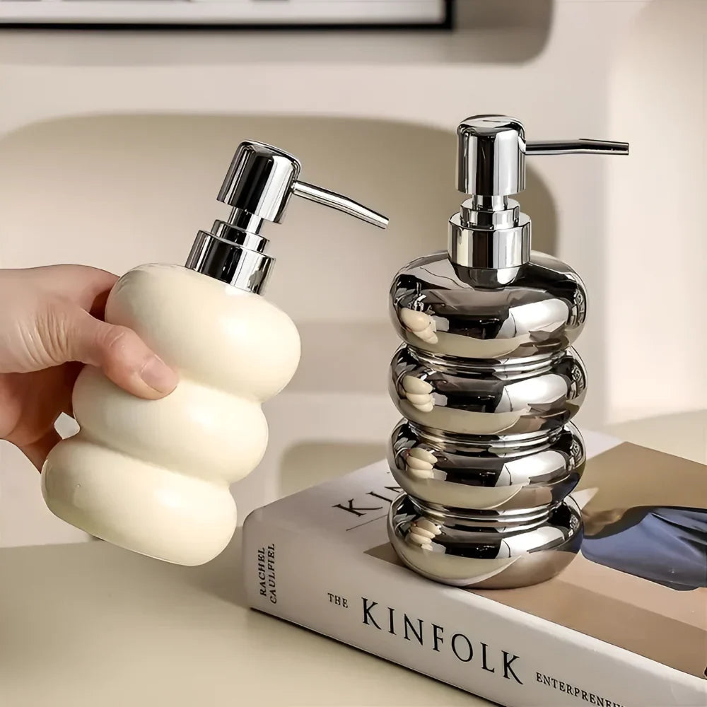 Soap Dispenser | Spherical Refillable & Easy-Press Pump