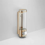 Soap Dispenser | Wall-Mounted Glass Container & Durable Metal Pump | 300/600 ml
