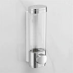 Soap Dispenser | Wall-Mounted Glass Container & Durable Metal Pump | 300/600 ml
