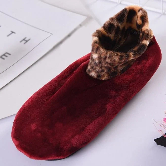 Sock Slippers | Thermal Cotton & Non-Slip Silicone Sole | One Size EU 37-42